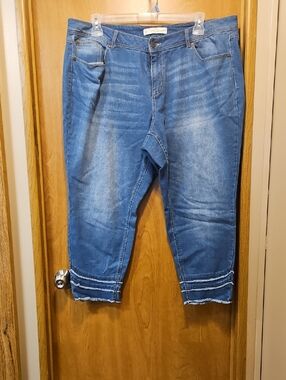 Cato Medium Blue Denim Ankle Jeans